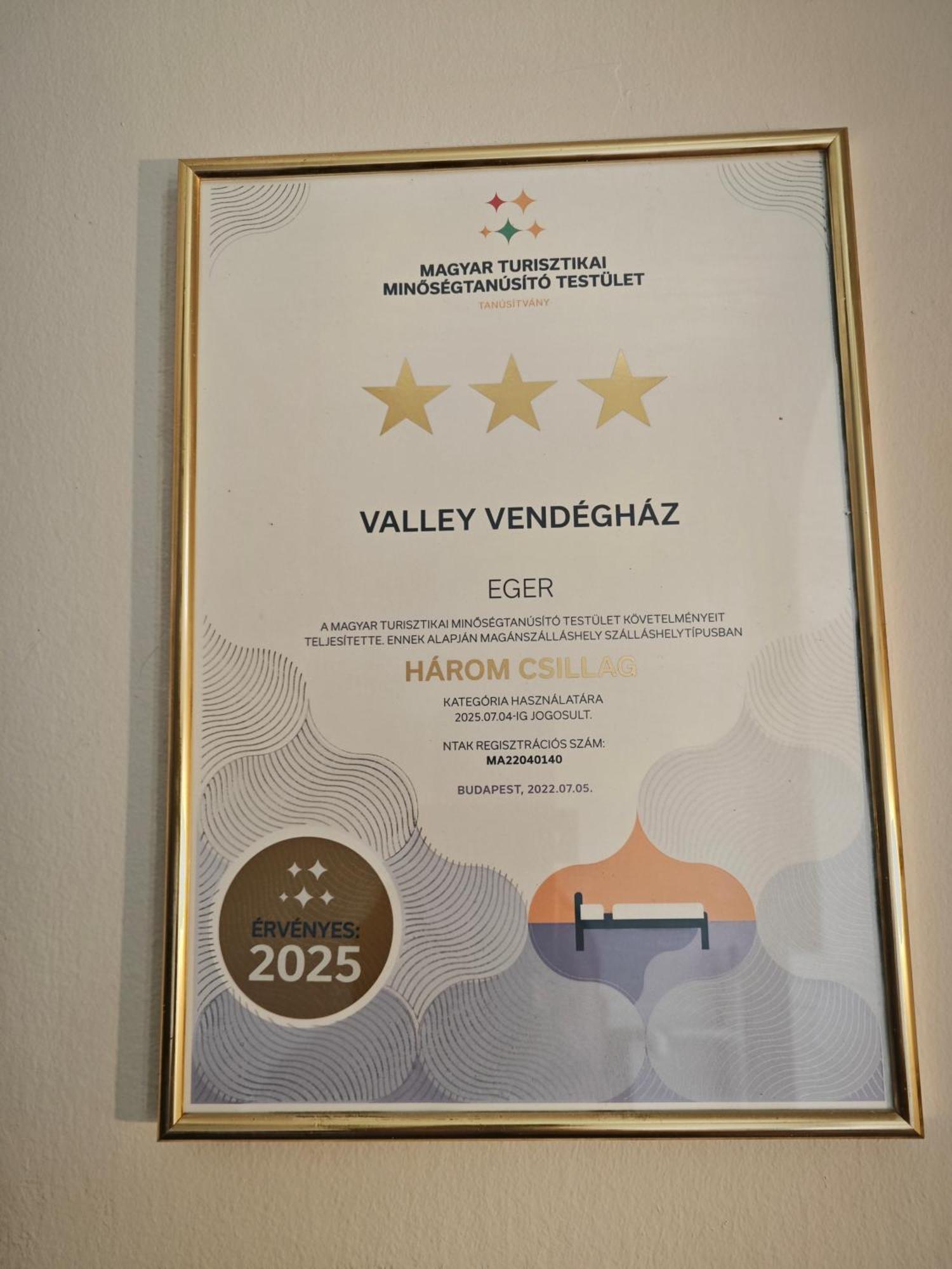 Valley Vendeghaz Eger Eksteriør bilde